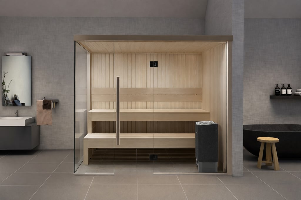 Harmony Sauna room in 3D configurator